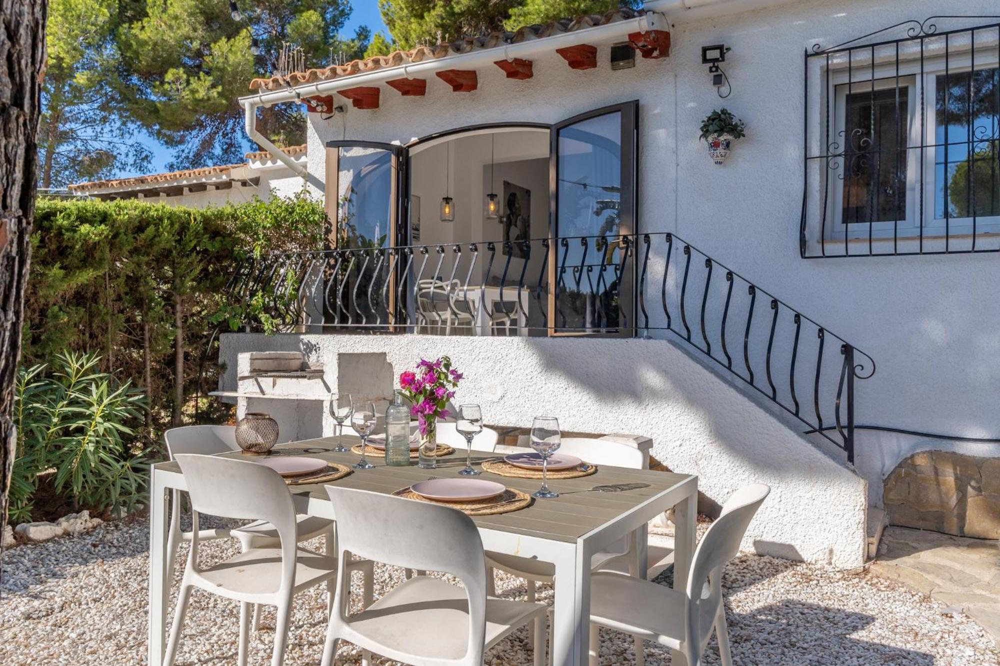 Bungalow Marquérite Moraira, 5 minutes from beach Teulada Exterior foto