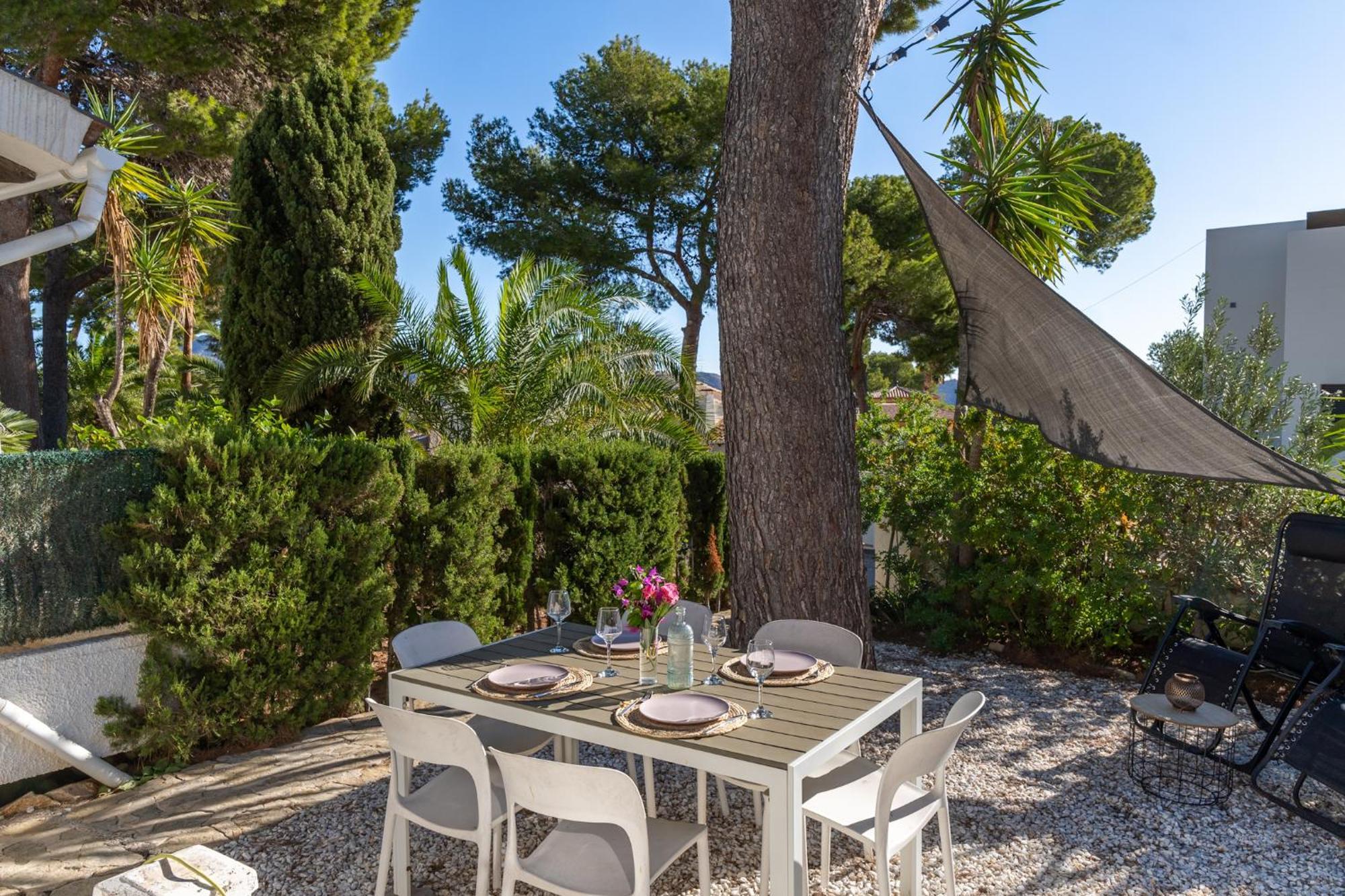 Bungalow Marquérite Moraira, 5 minutes from beach Teulada Exterior foto